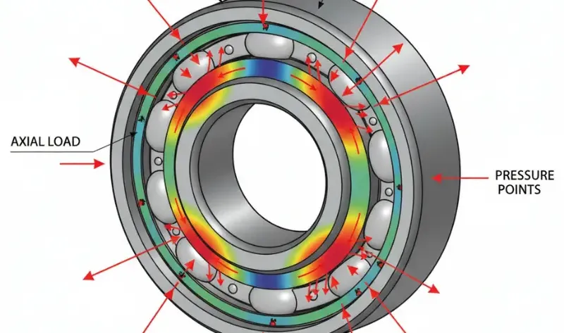 Fatores de carga que afetam a vida útil dos rolamentos - Centro Técnico de Rolamentos ZGBK